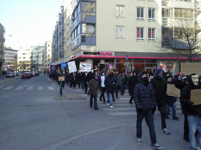 Stoppa ACTA demonstration i Malmö 4/2 2011